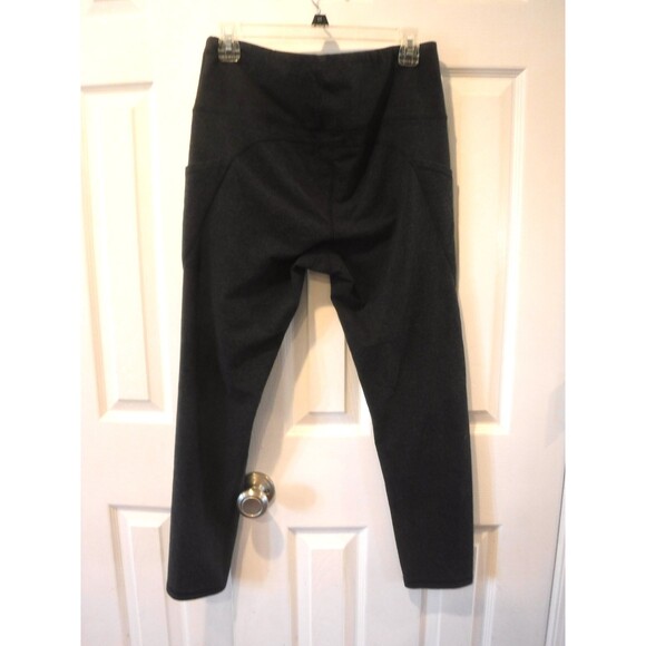 Earth Yoga Women's Athletic Leggings Dark Gray Size Large - Picture 3 of 4